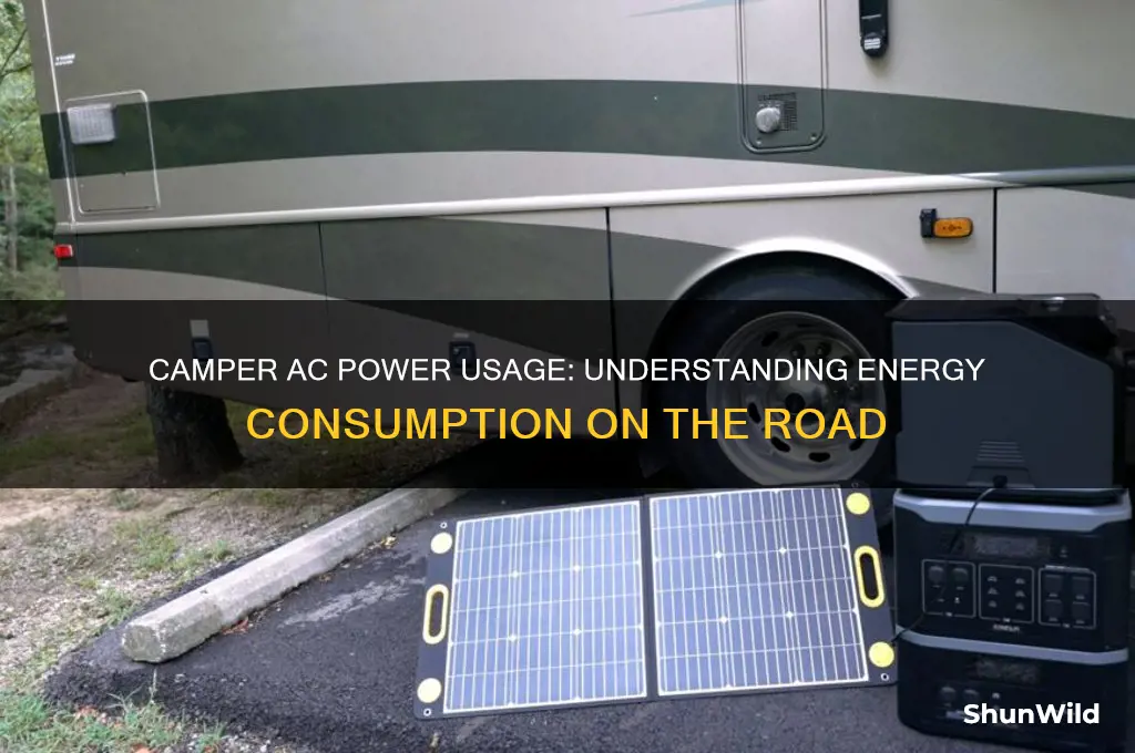 how much power does a camper ac use