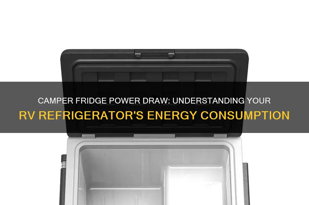 how much power does my camper refrigerator draw