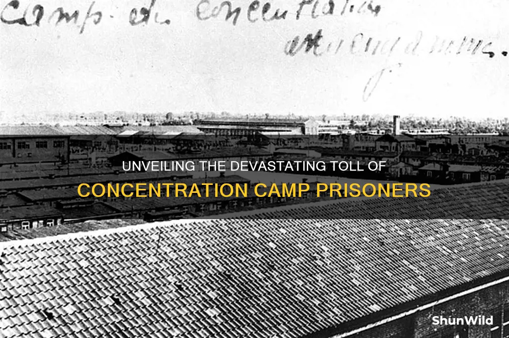 how much prisoners were led in concentration camps