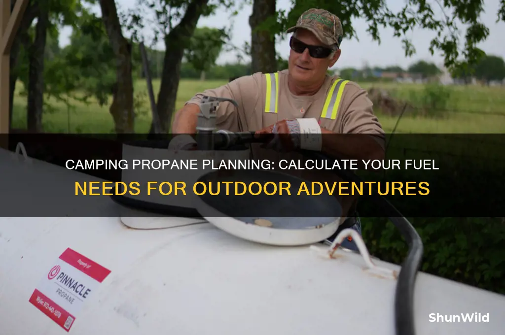 how much propane do i need camping