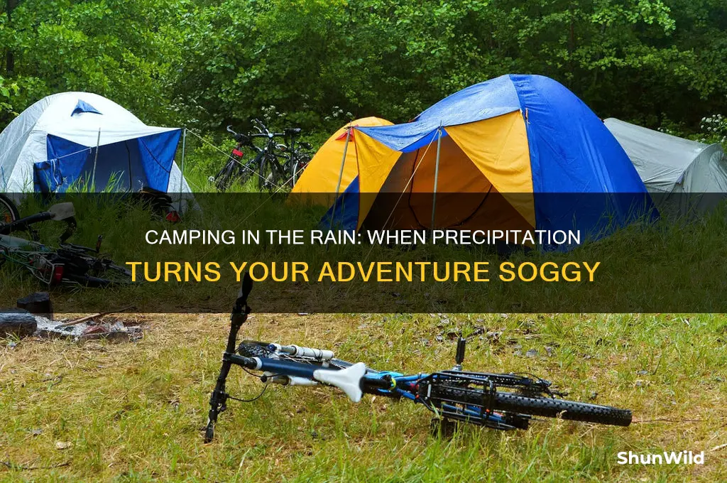 how much rain is too much for camping