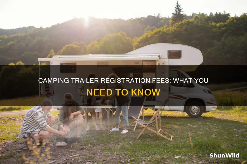 how much register fee camping trailer