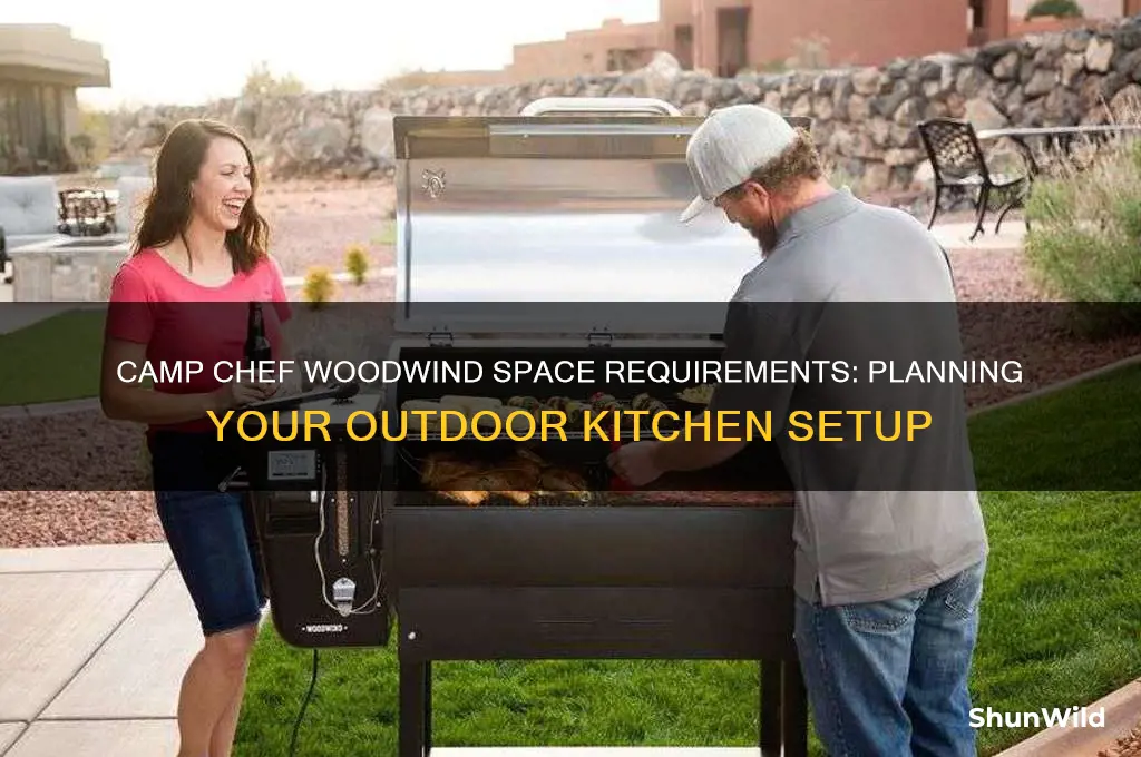how much room needed for camp chef woodwind