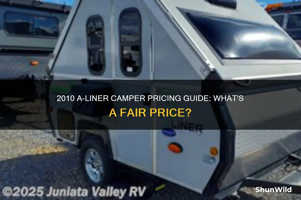 how much should a 2010 a liner camper cost
