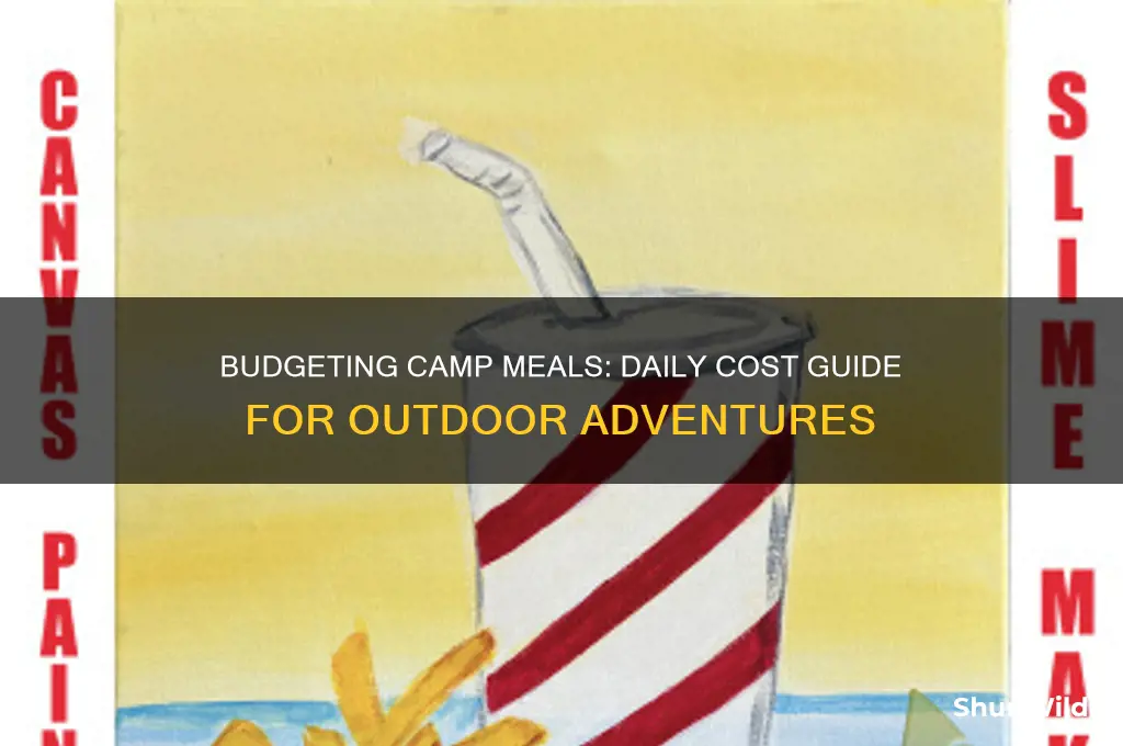 how much should a camp meal plan cost per day