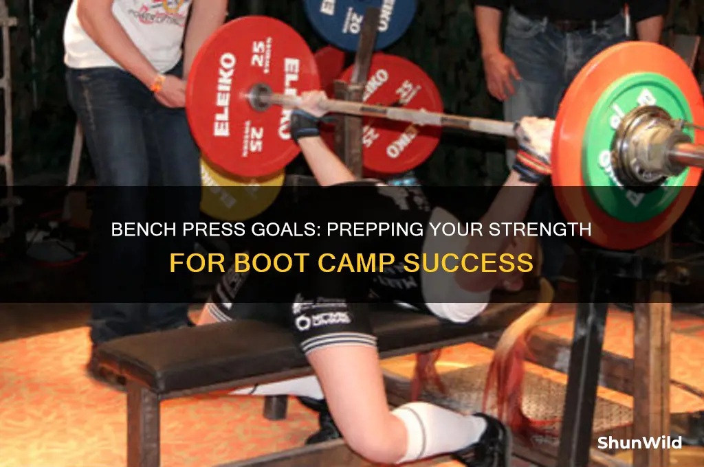 how much should i becnh before going to boot camp