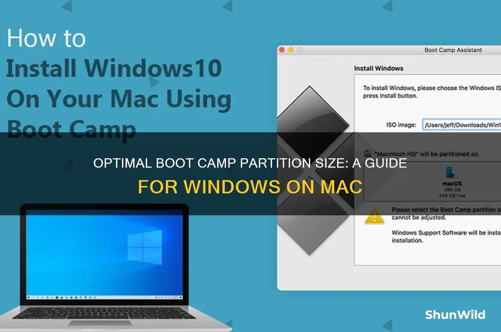 how much should i partition for boot camp