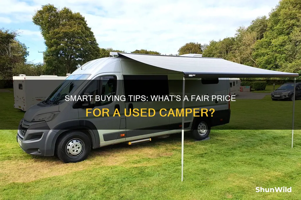 how much should i pay for a used camper