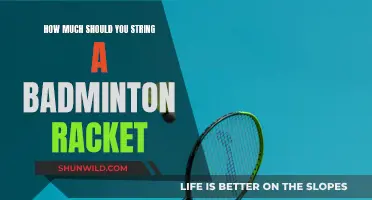 String Tension: Badminton Racket Sweet Spot
