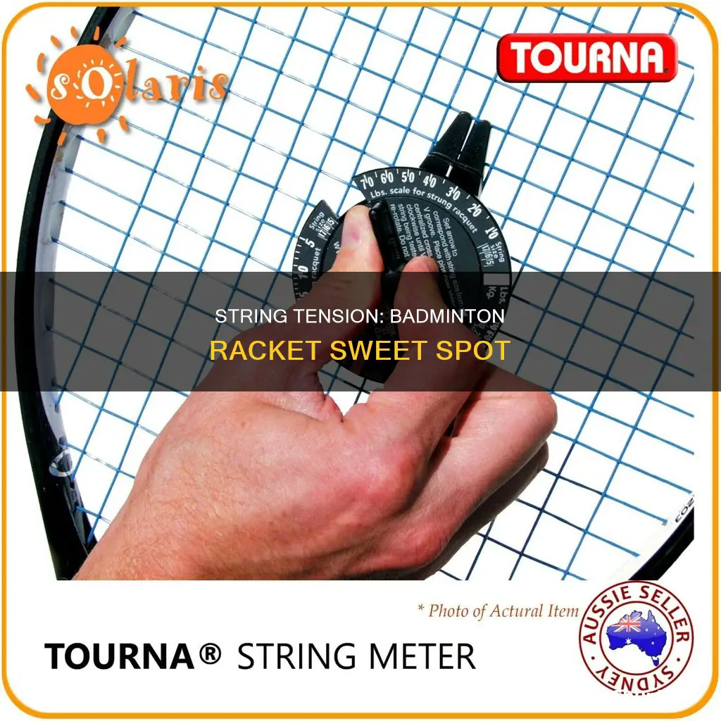 how much should you string a badminton racket