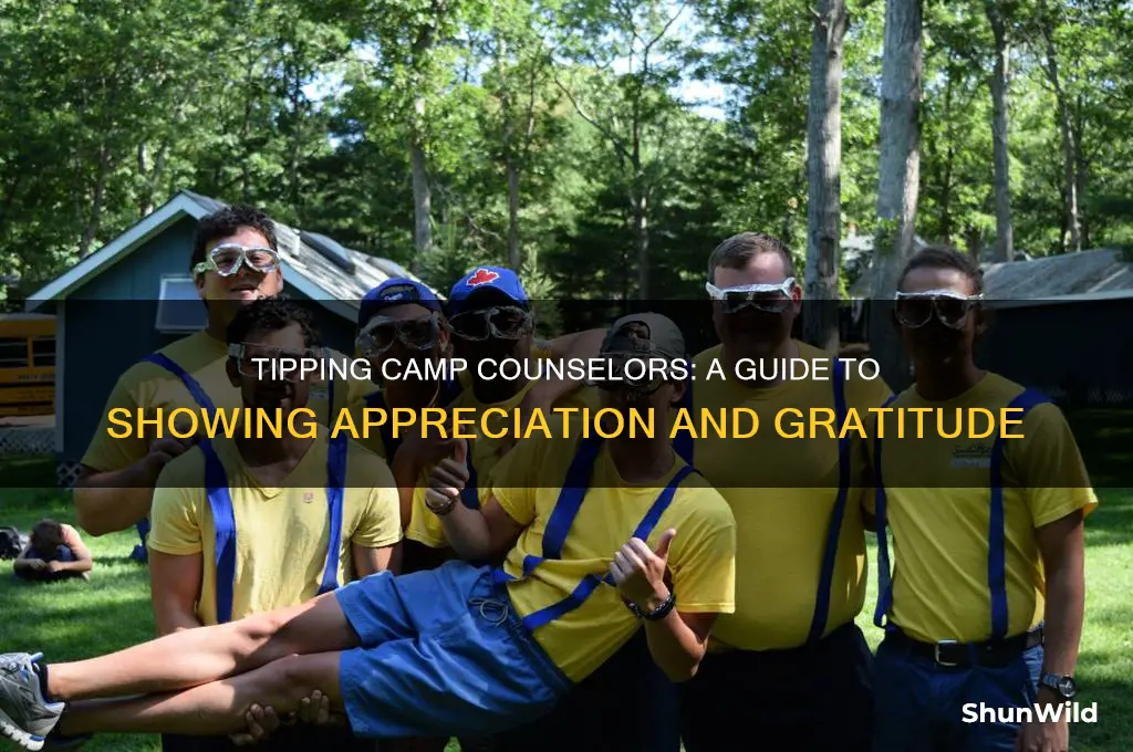 how much should you tip a camp counselor