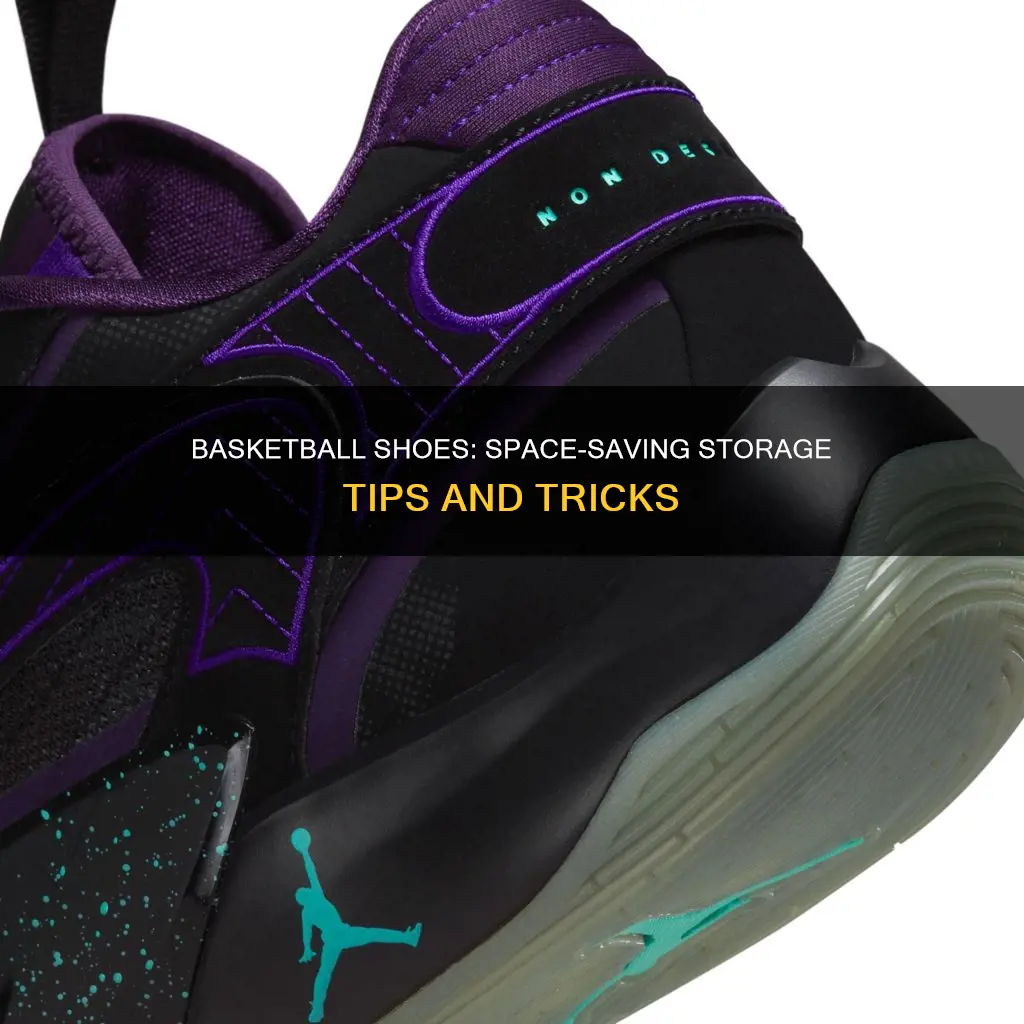 how much space basketball shoes
