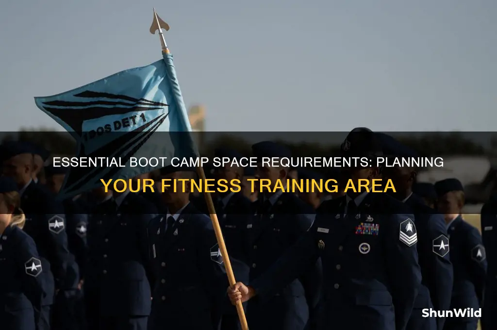 how much space do you need for boot camp