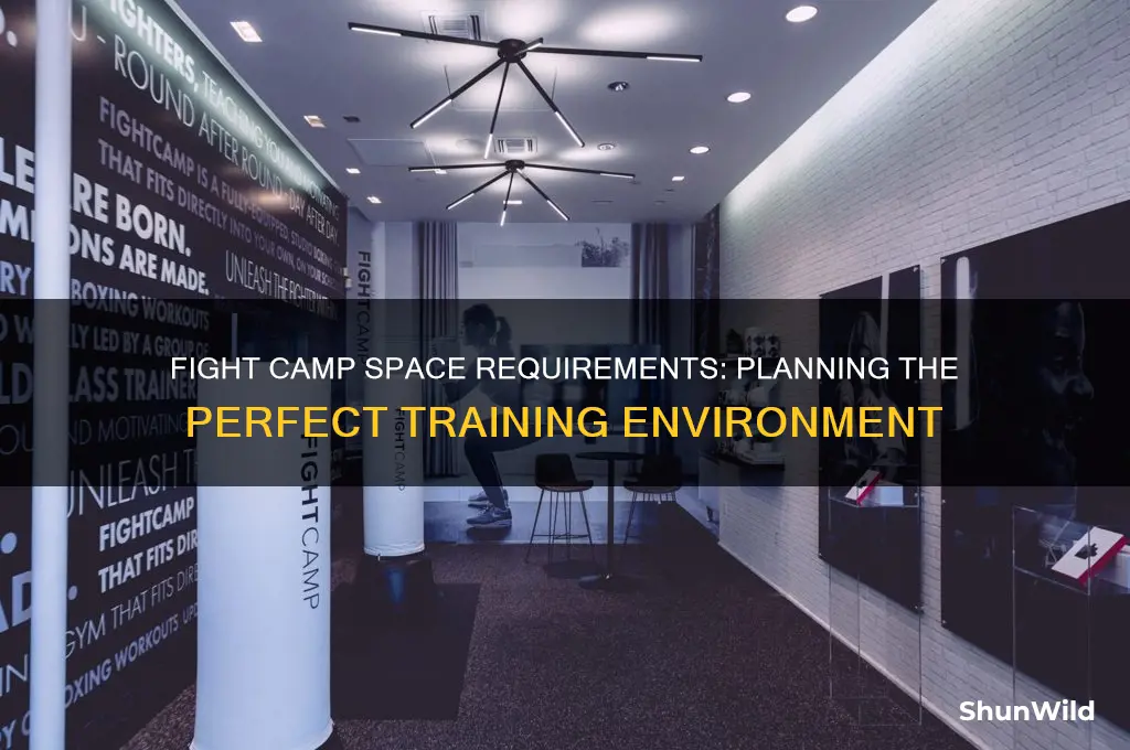 how much space do you need for fight camp