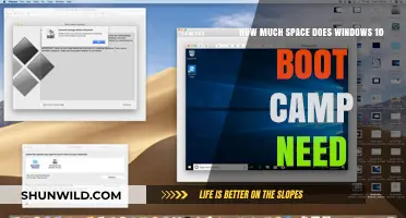 Windows 10 Boot Camp Space Requirements: How Much is Enough?