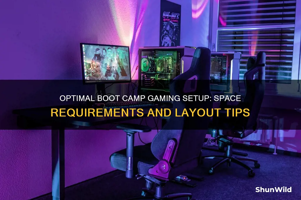 how much space for boot camp gaming