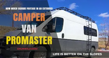 Maximize Your Space: Square Footage in Extended Promaster Camper Vans