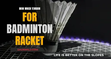 Tension Tips for Badminton Racket Strings
