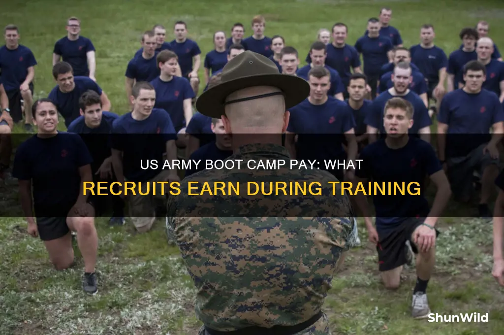how much they pay at us army boot camp