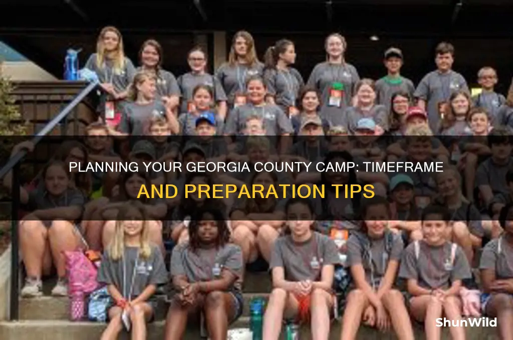 how much time for county camp on ga