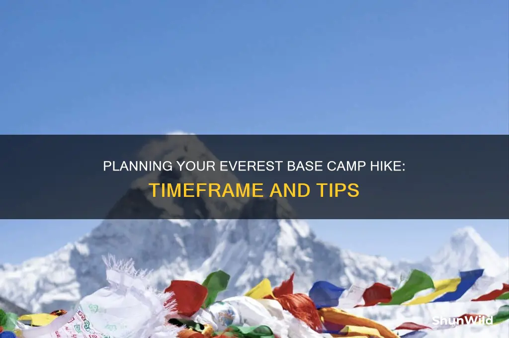 how much time to plan for hiking everest base camp