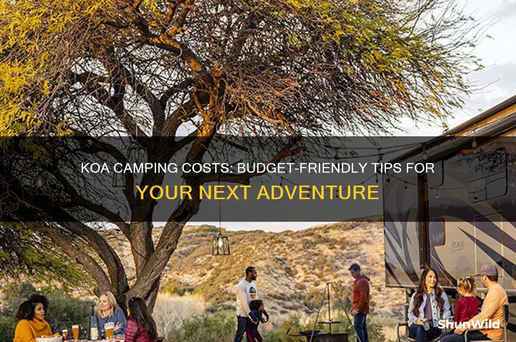 how much to camp at a koa