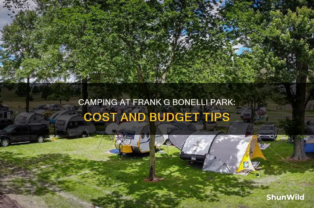how much to camp at frank g bonelli park
