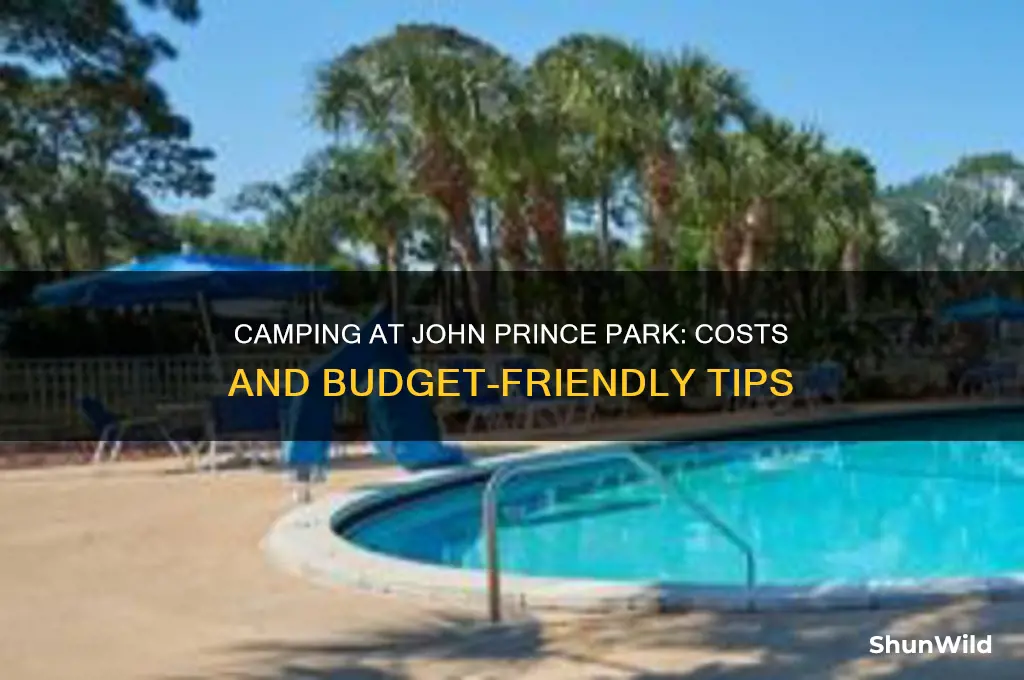 how much to camp at john prince park