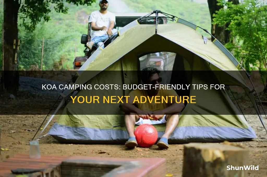 how much to camp at koa