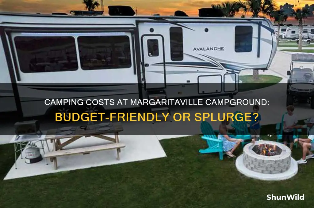 how much to camp at margaritaville campground