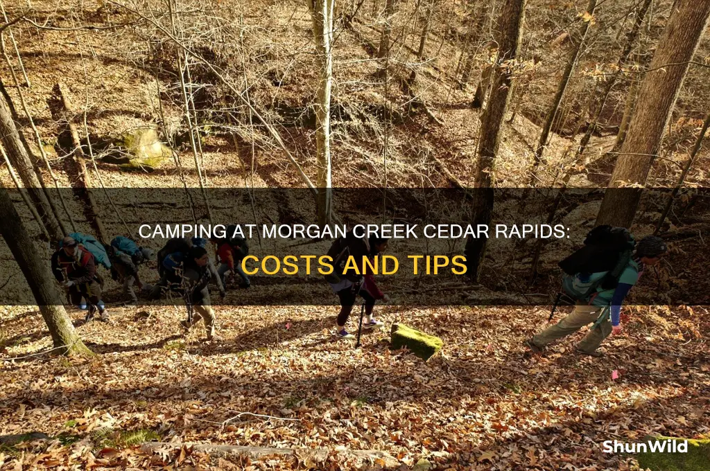 how much to camp at morgan creek cedar rapids iowa