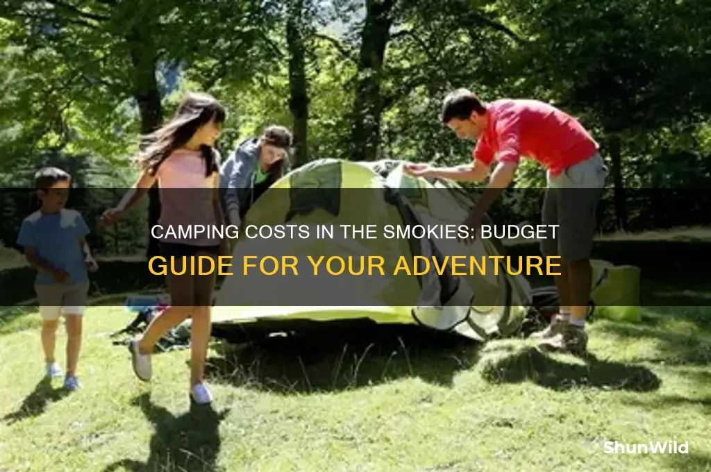how much to camp at smokey mountains