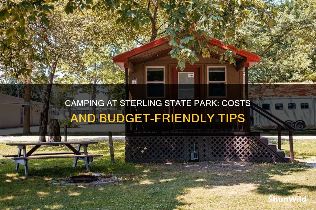 how much to camp at sterling state park