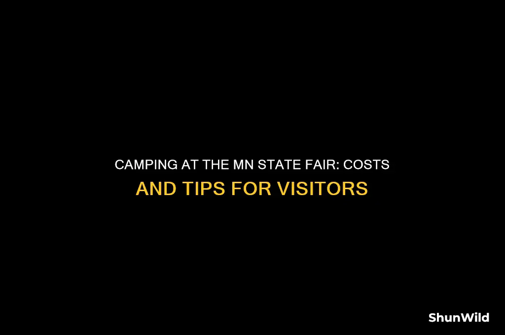 how much to camp at the mn state fair