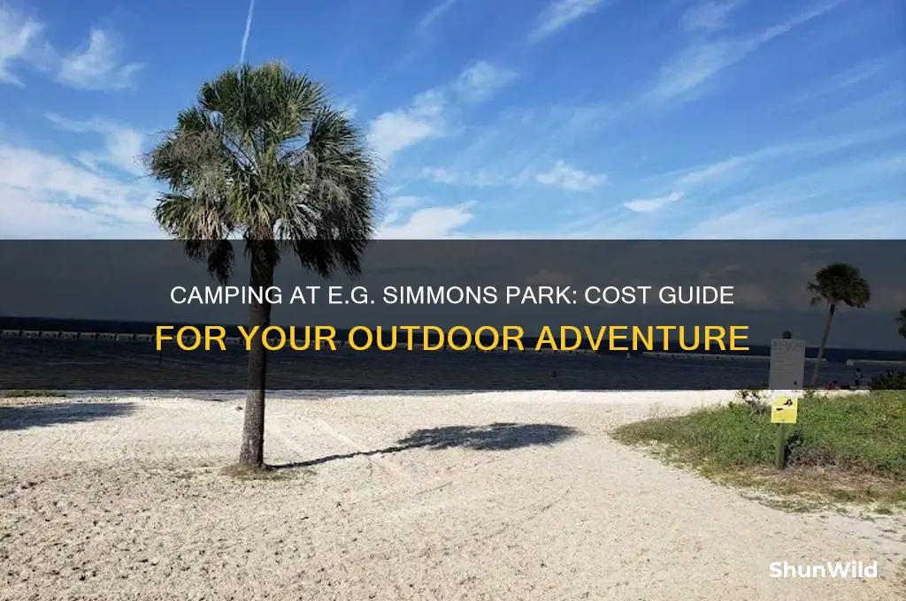 how much to camp e g simmonspark