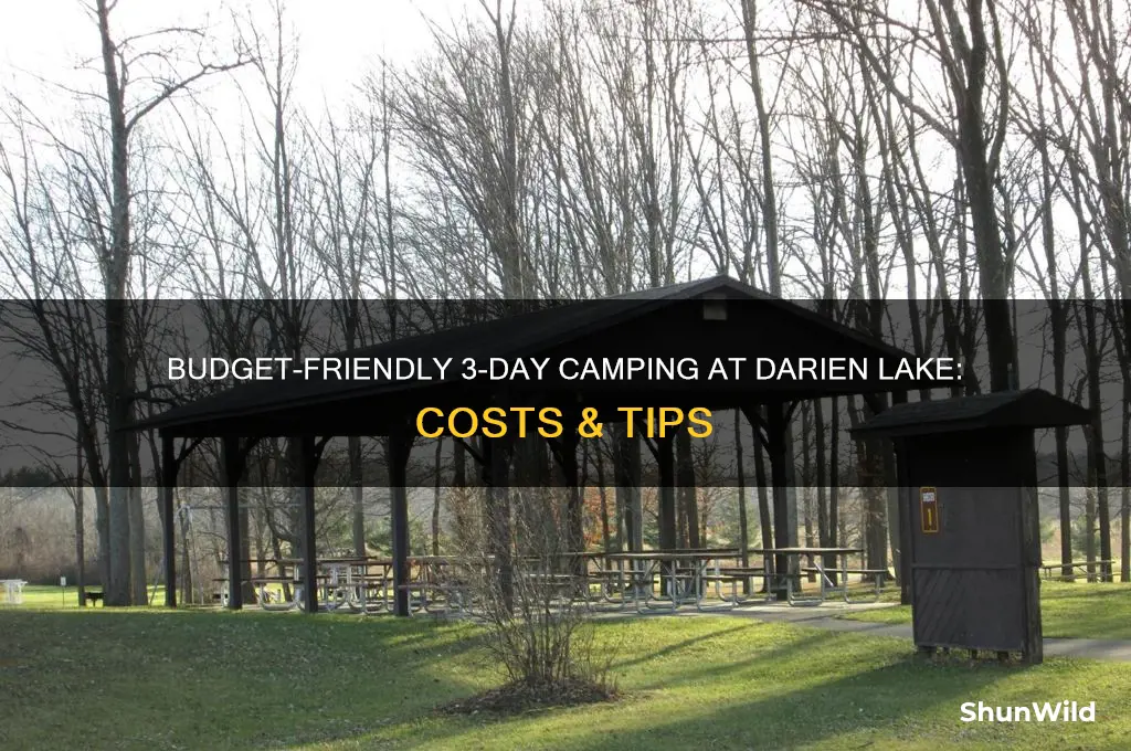 how much to camp for 3 days darian lake