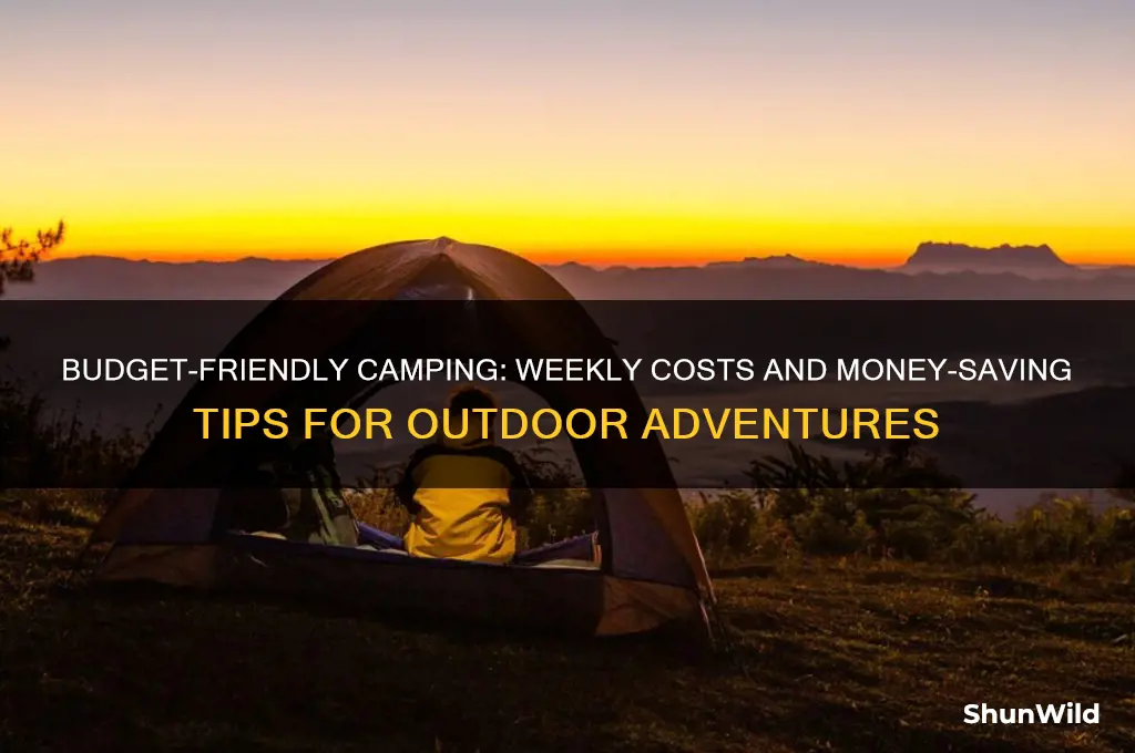 how much to camp for a week