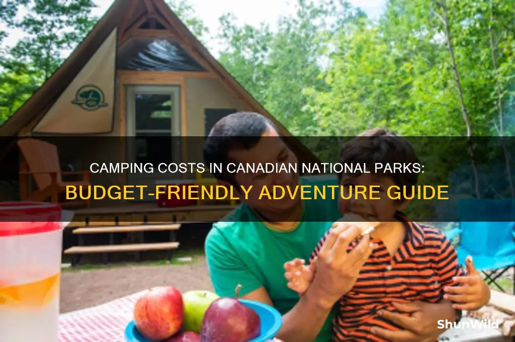 how much to camp in canadian national parks