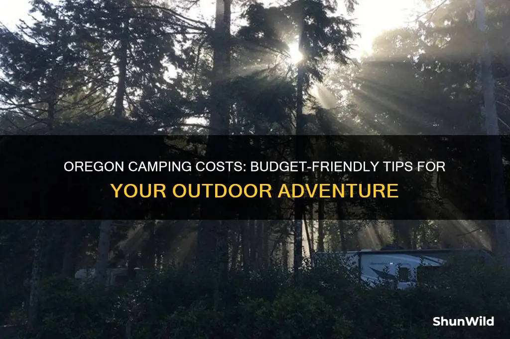 how much to camp in oregon