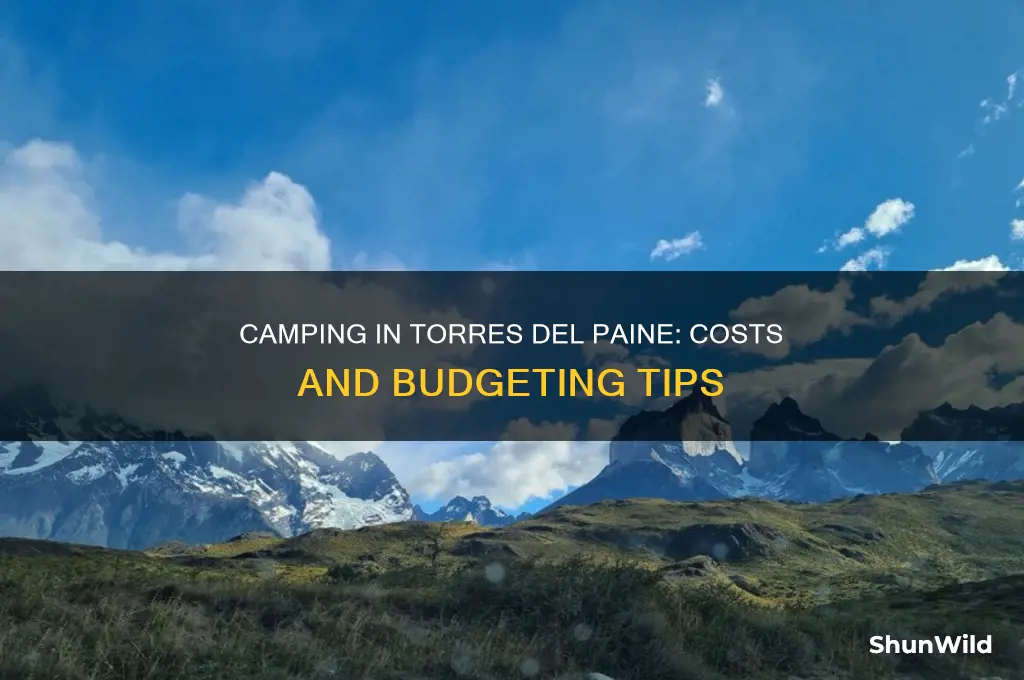 how much to camp in torres del paine