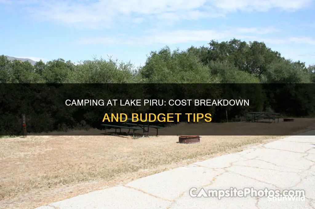 how much to camp lake piru