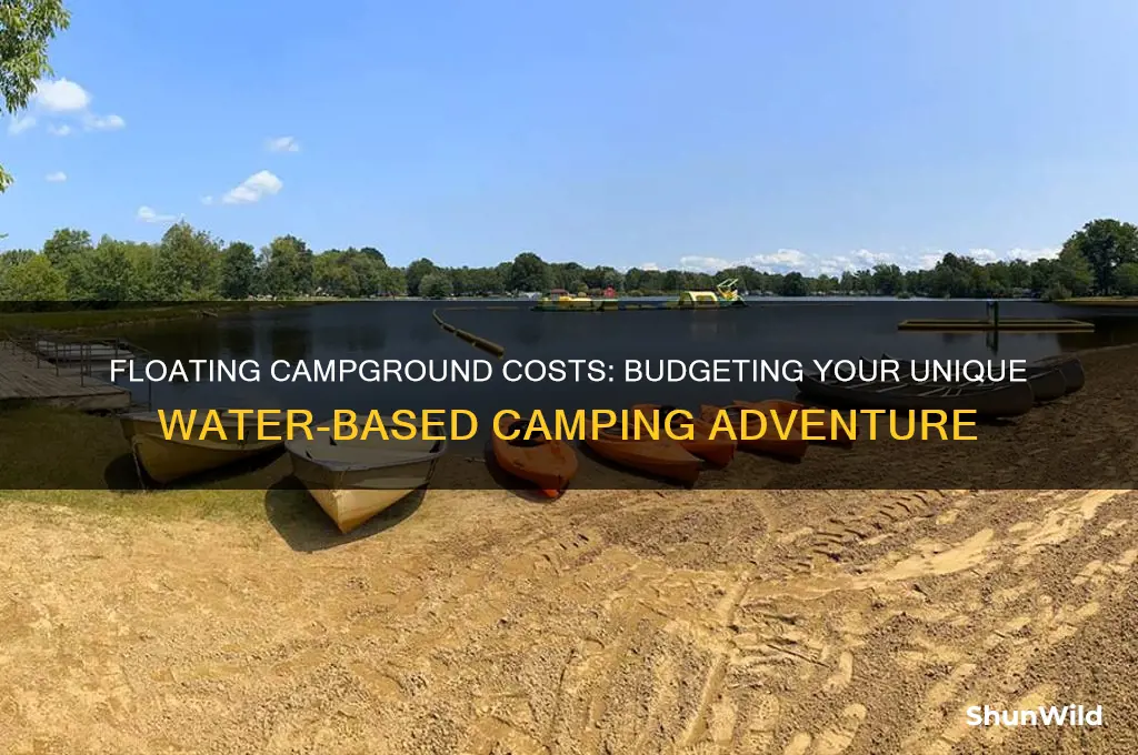 how much to camp on floating campground
