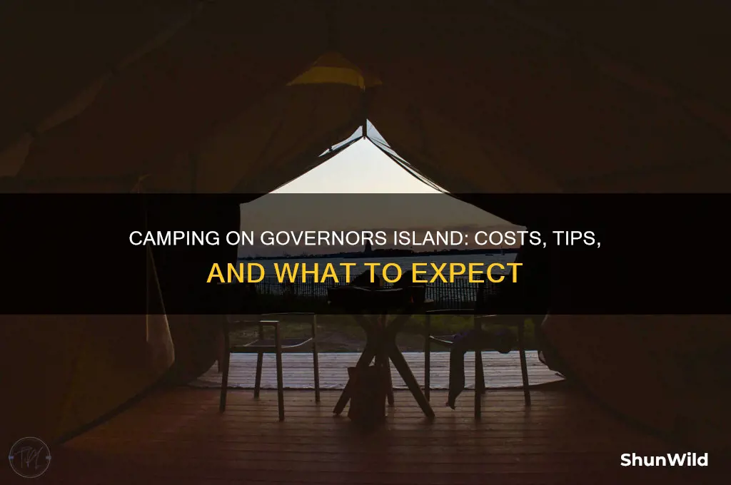 how much to camp on governors island