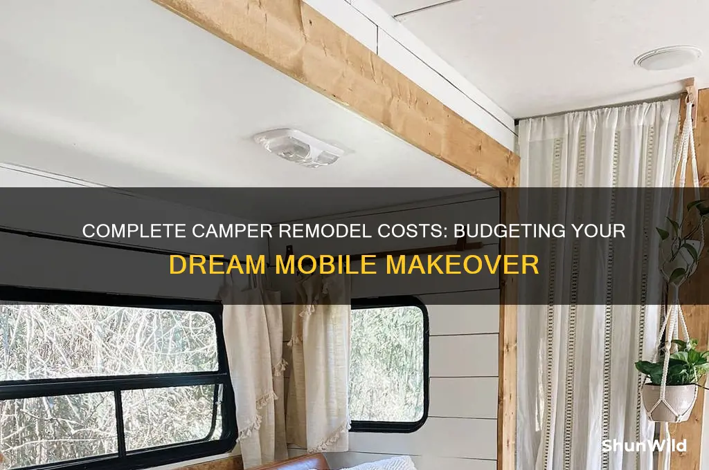 how much to completely remodel camper
