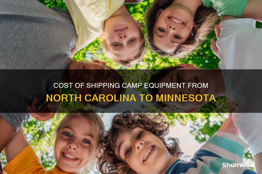 how much to deliever camp from nc to mn