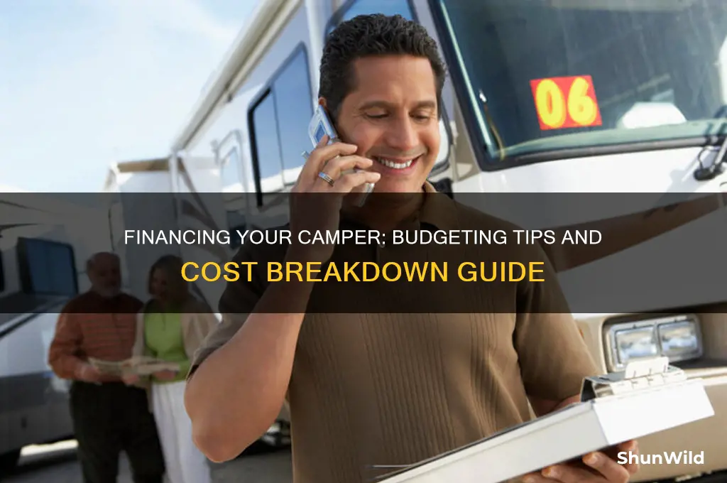 how much to finance a camper