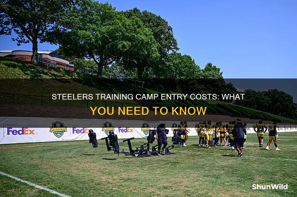 how much to get into steelers training camp