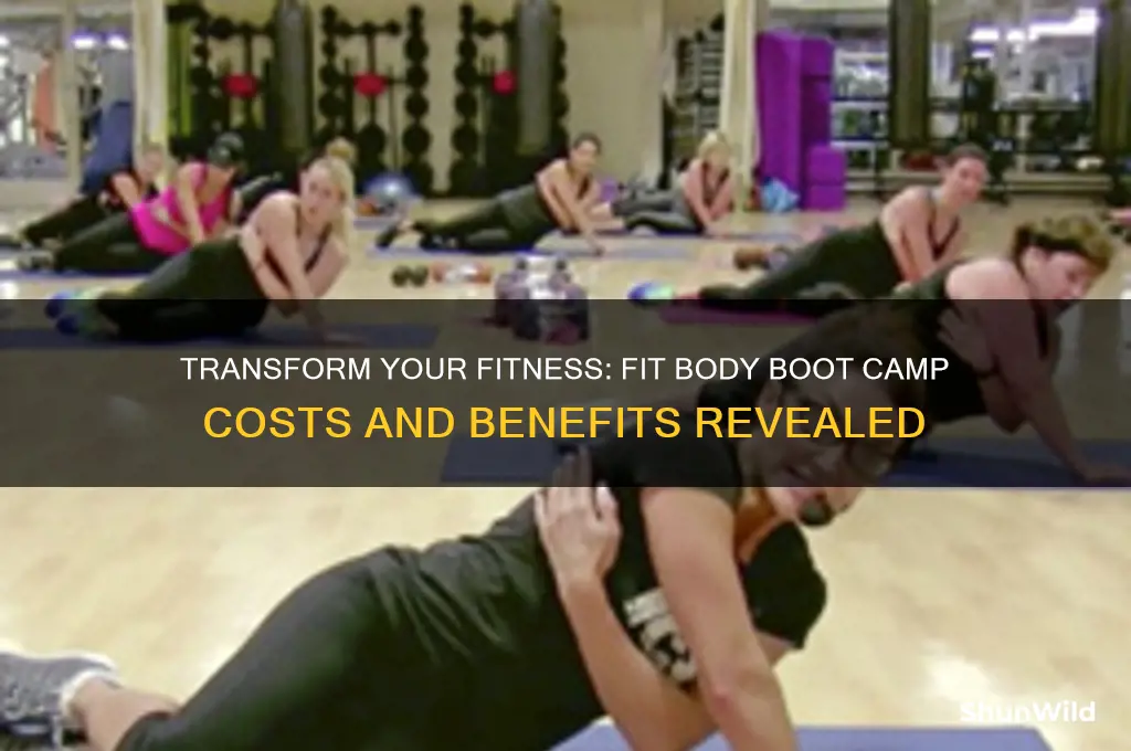 how much to get out of fit body boot camp