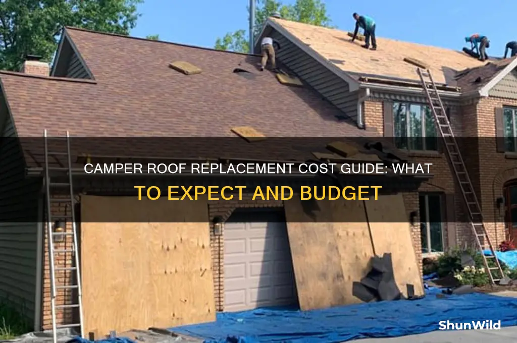how much to have camper roof replaced