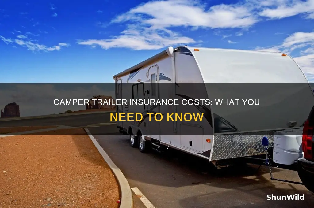 how much to insure a camper trailer